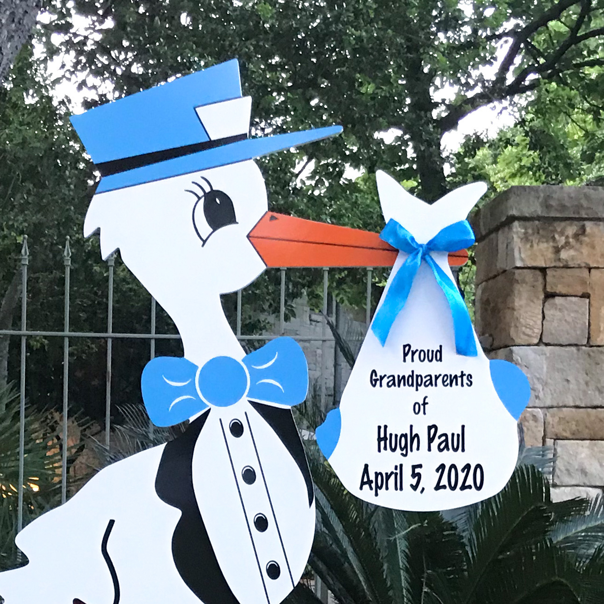 Baby Announcement Yard Sign in Stafford, VA